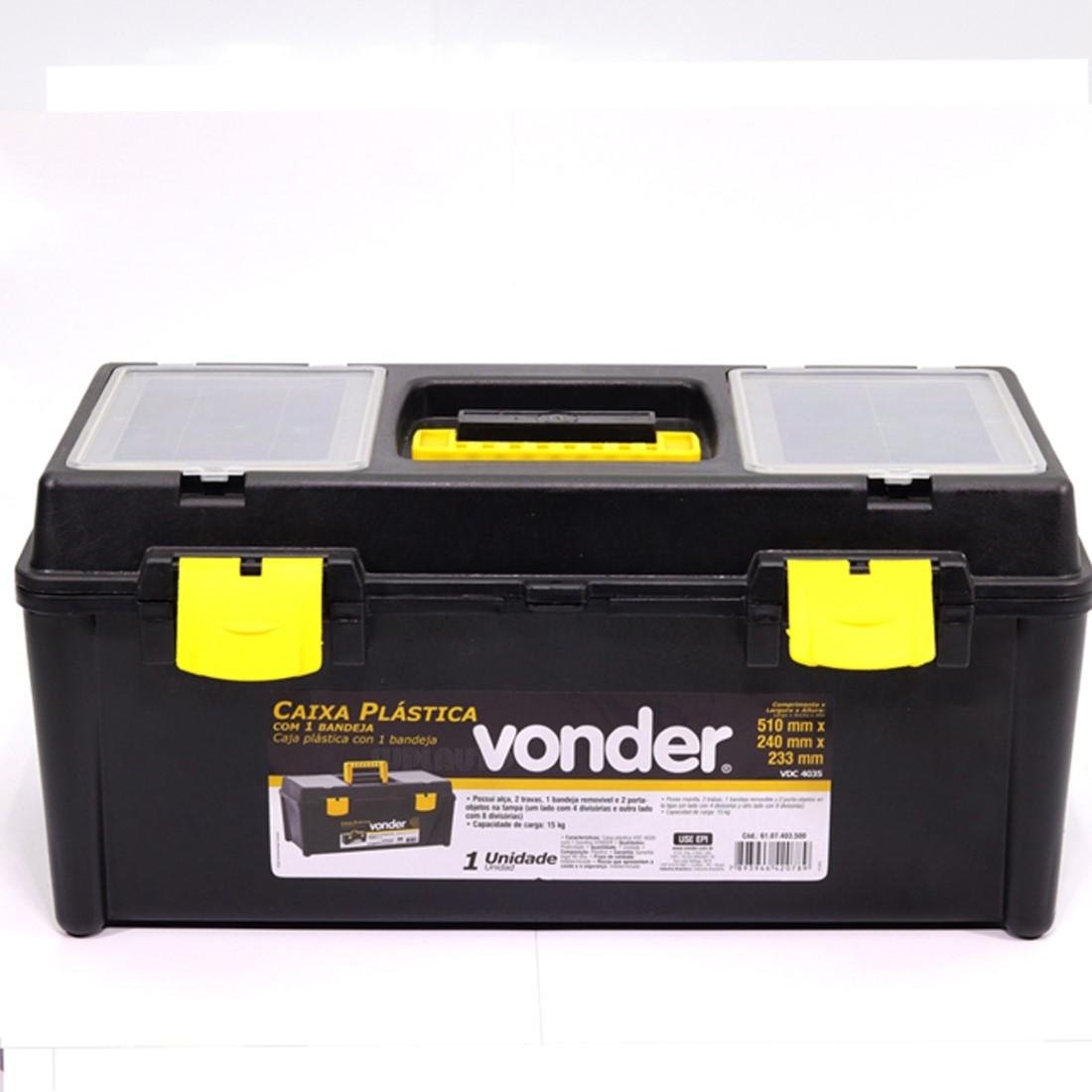 Caixa Para Ferramentas Vonder Ovd 6107403500