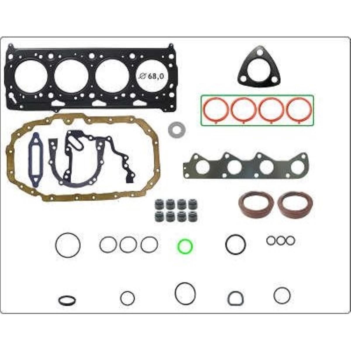 Junta Do Motor Gol Power 1.0 8V Bastos 1110103Ml