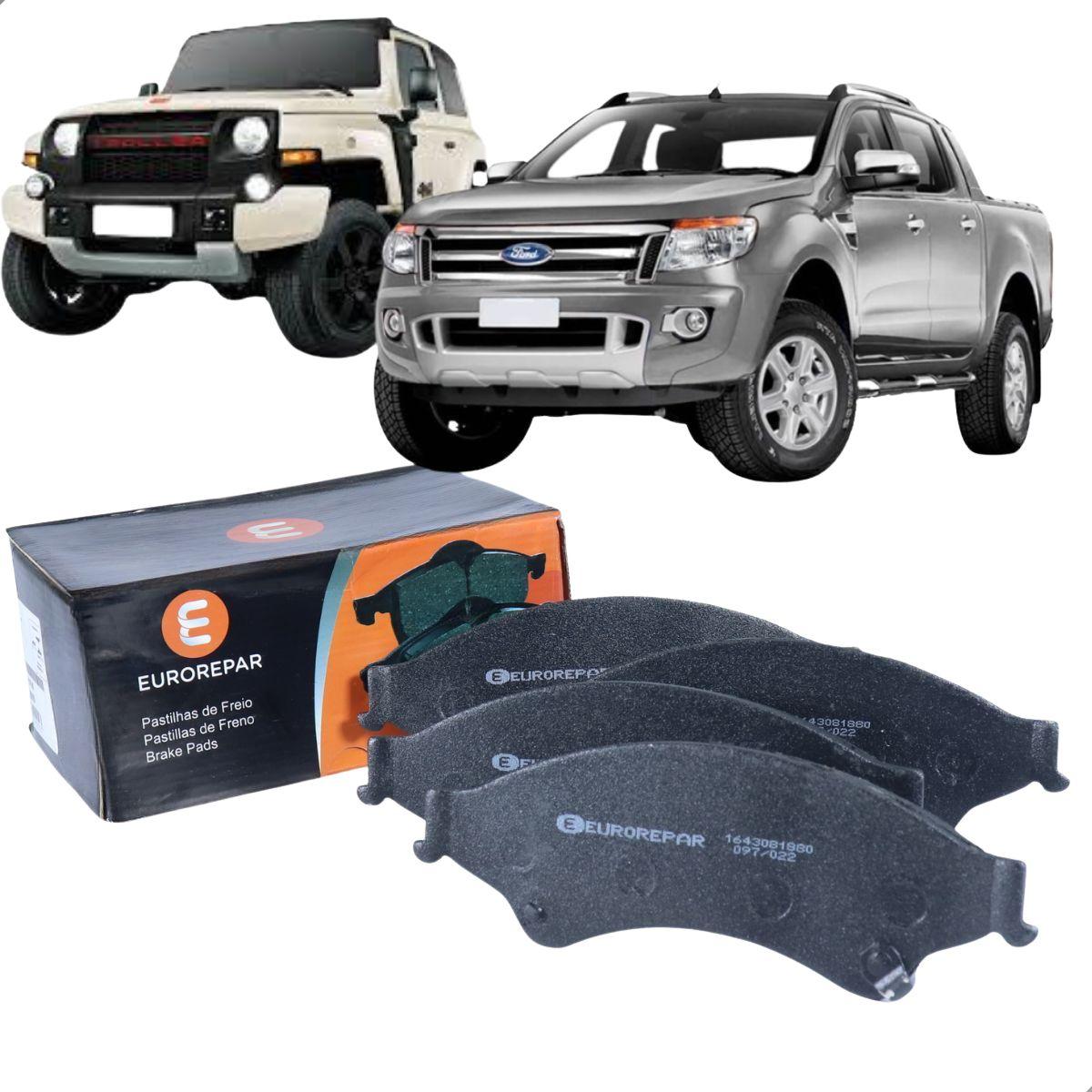 Jogo Pastilha De Freio Ranger 2.5 2013/2019 Grupo 1643081880