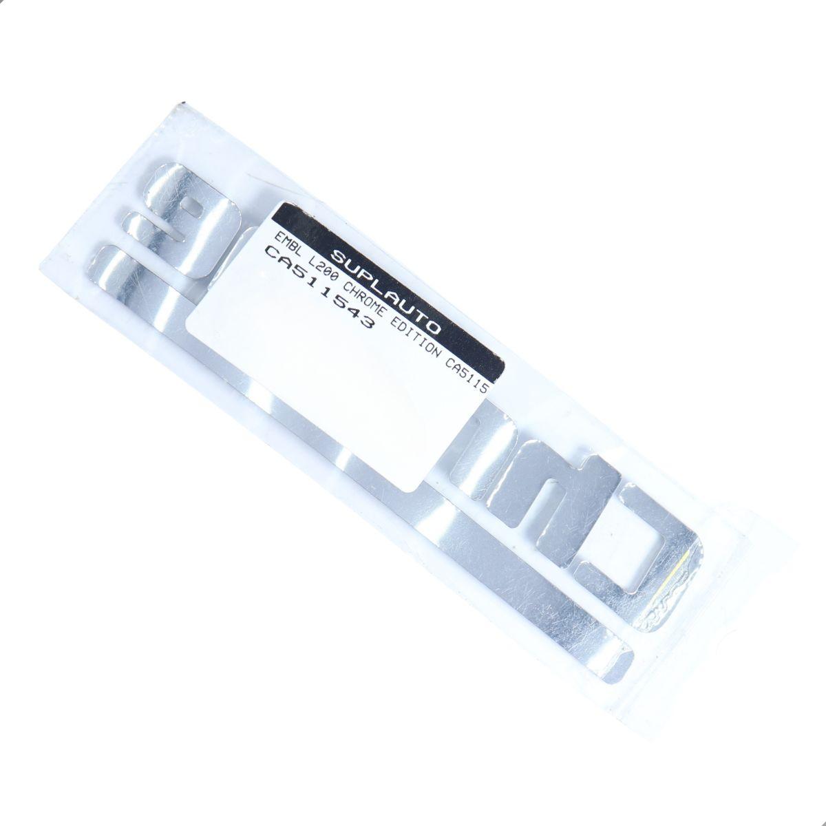 Emblema L200 07/ Chrome Edition Mitsubishi Ca511543