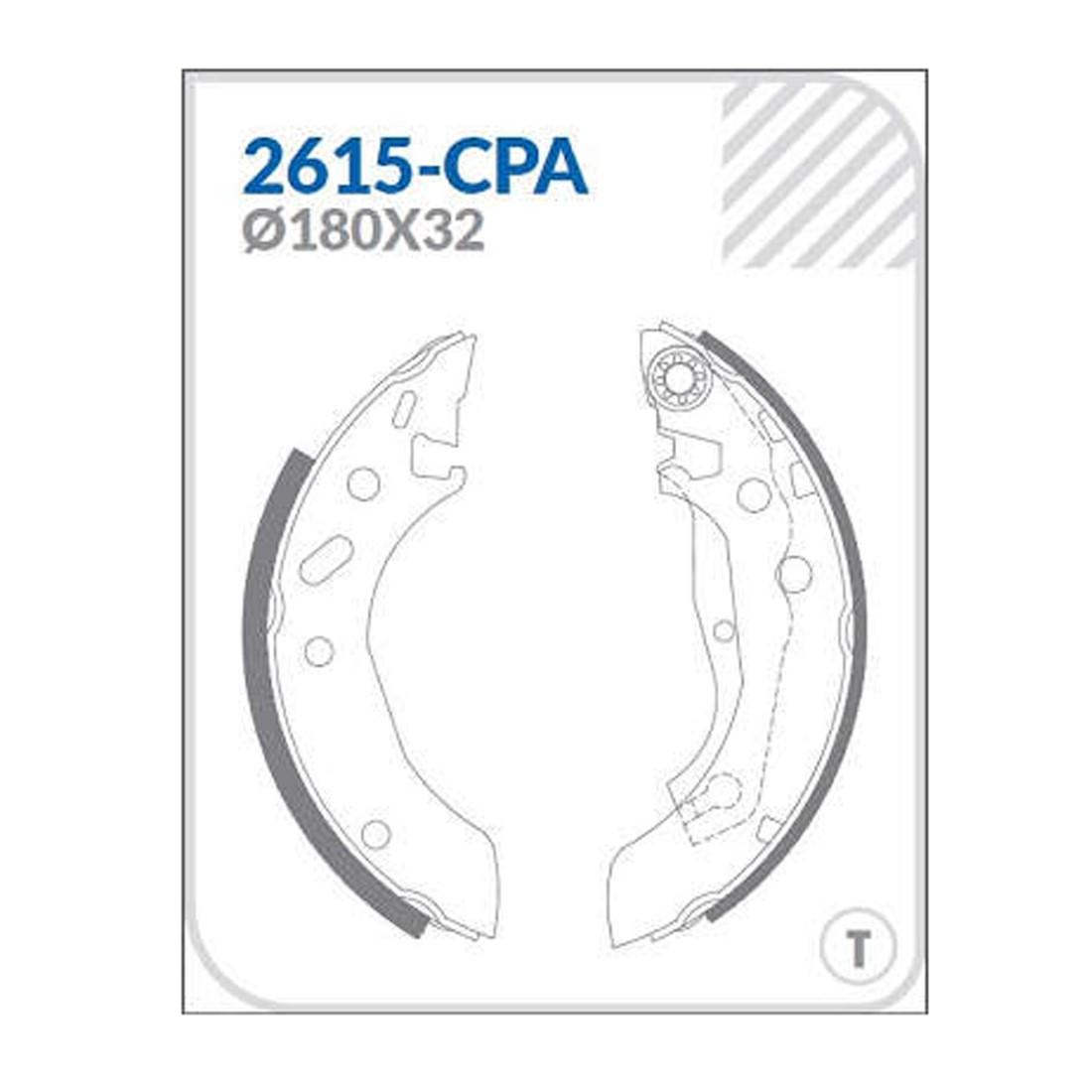 Sapata Patim Freio Ford Fiesta Ka Gm Celta Prisma Cobreq 2615Cpa