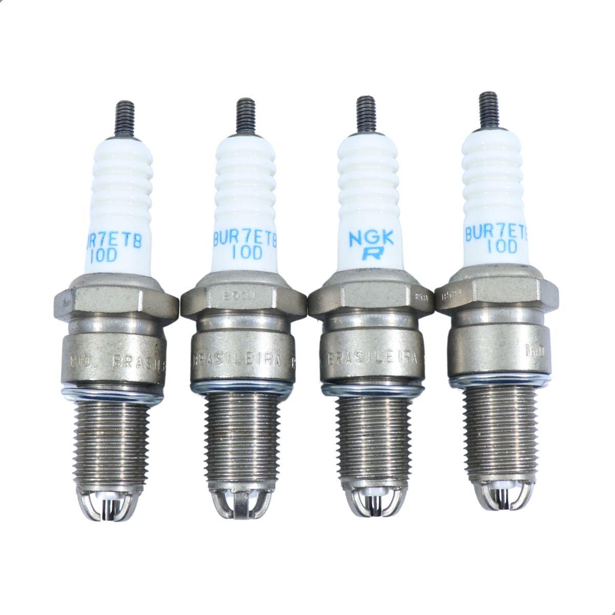 Vela De Ignição Gol Kombi Parati Santana Saveiro Ngk Bur7Etb10