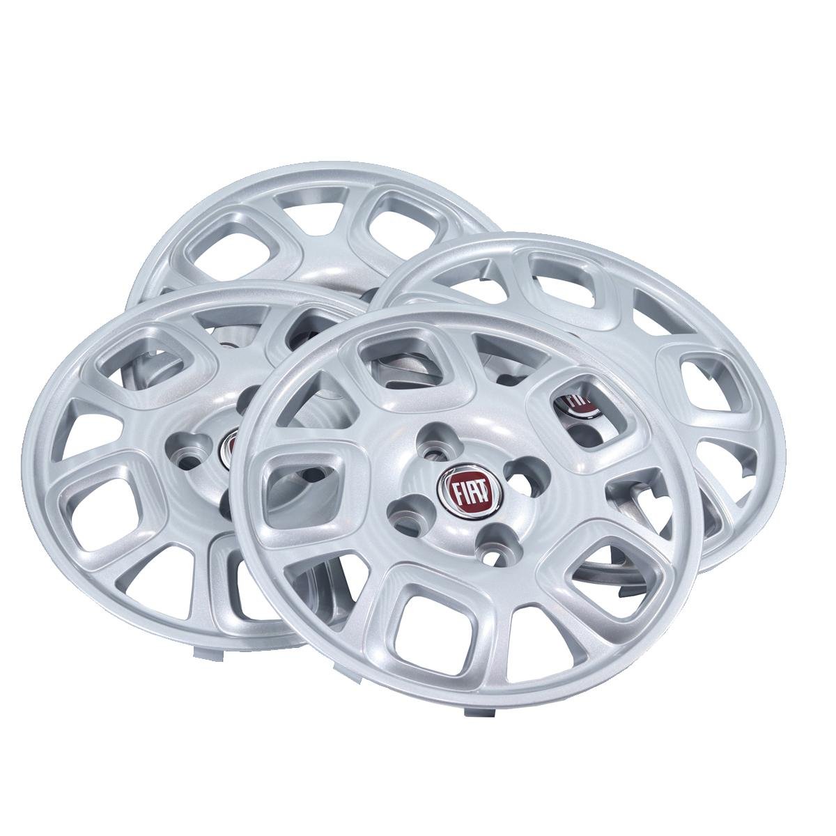 Calota Grid Fiat Uno 13" Cinza 15/16 Fiat 100226657