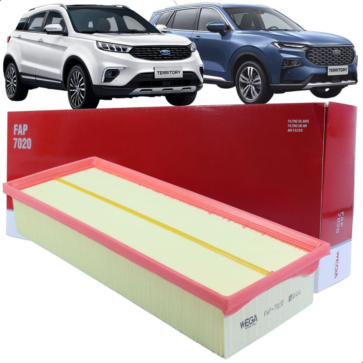 Filtro Ar Ford Territory Turbo 1.5 2020/ Wega Fap7020