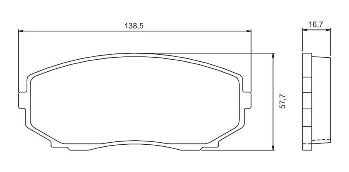 Pastilha Freio Diant Edge V6 Mazda Cx-7 Cx-9 Jurid Hq2254