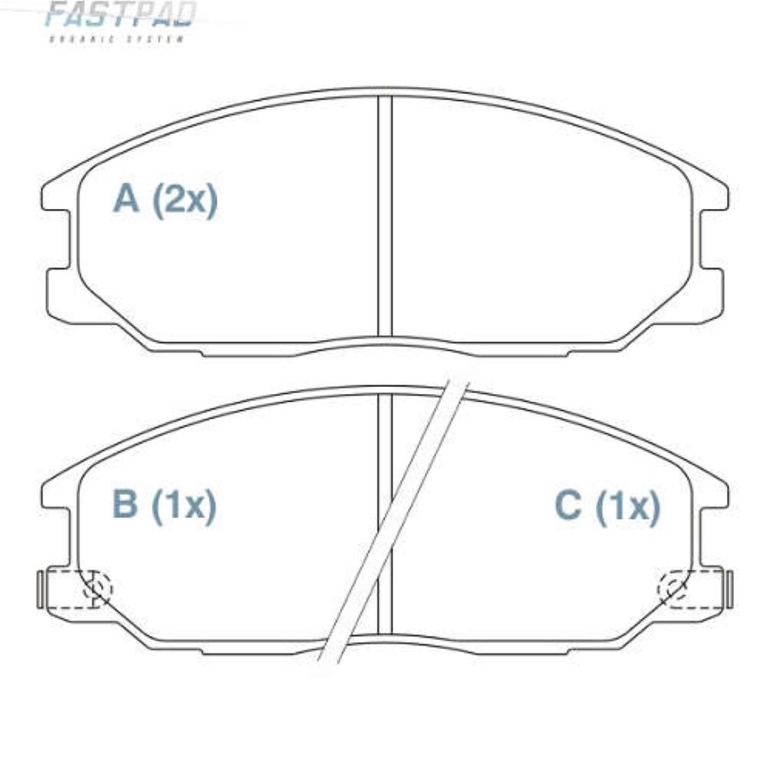 Pastilha Freio Diant Ceramica Santa Fe 2001/ Willtec Fp644