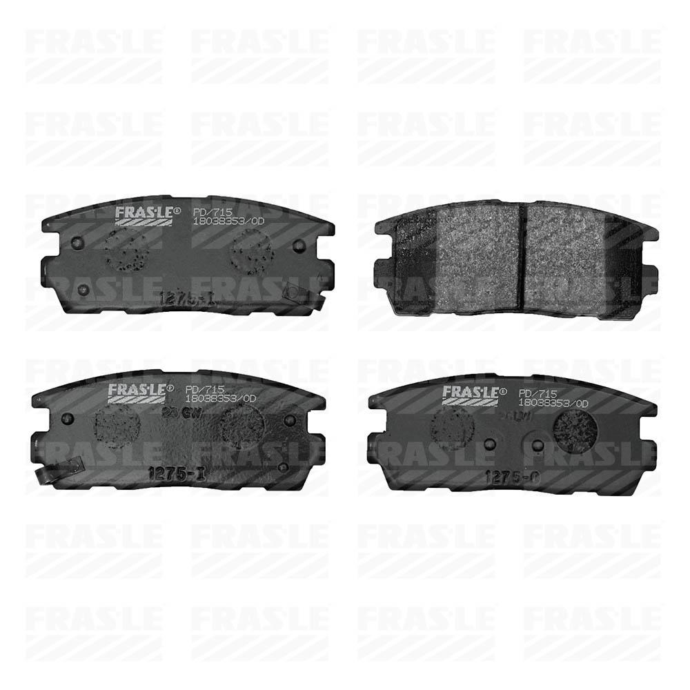 Pastilha De Freio Traseira Gm Captiva 2009/ Frasle Pd715
