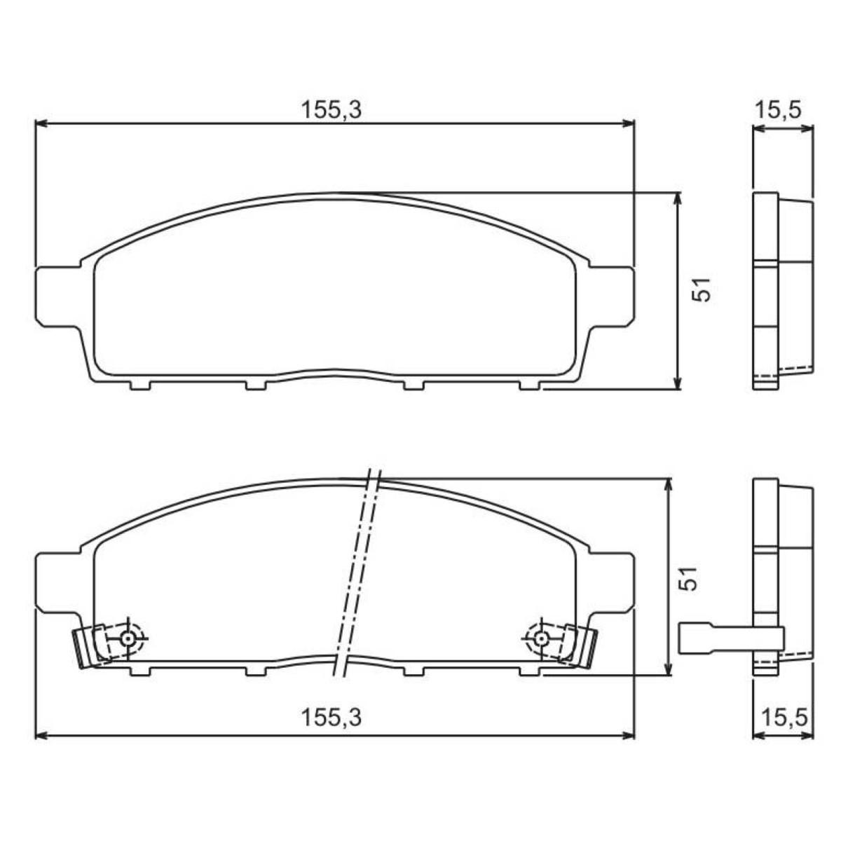 Pastilha De Freio Dianteira L200 Triton 2008/ Jurid Hq2271A