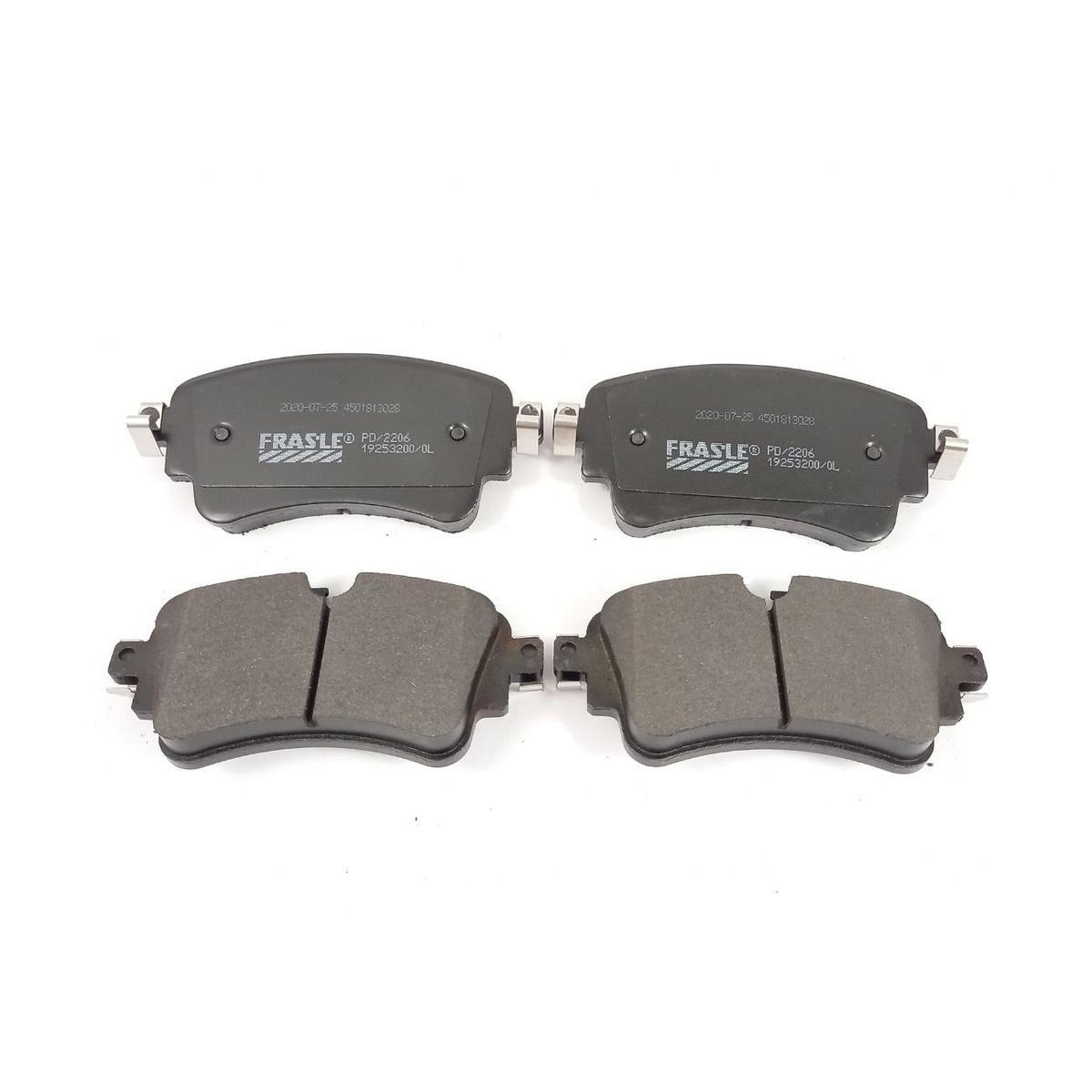 Pastilha Freio Traseira A4 A5 Q5 Tfsi 2016/ Fras-Le Pd2206