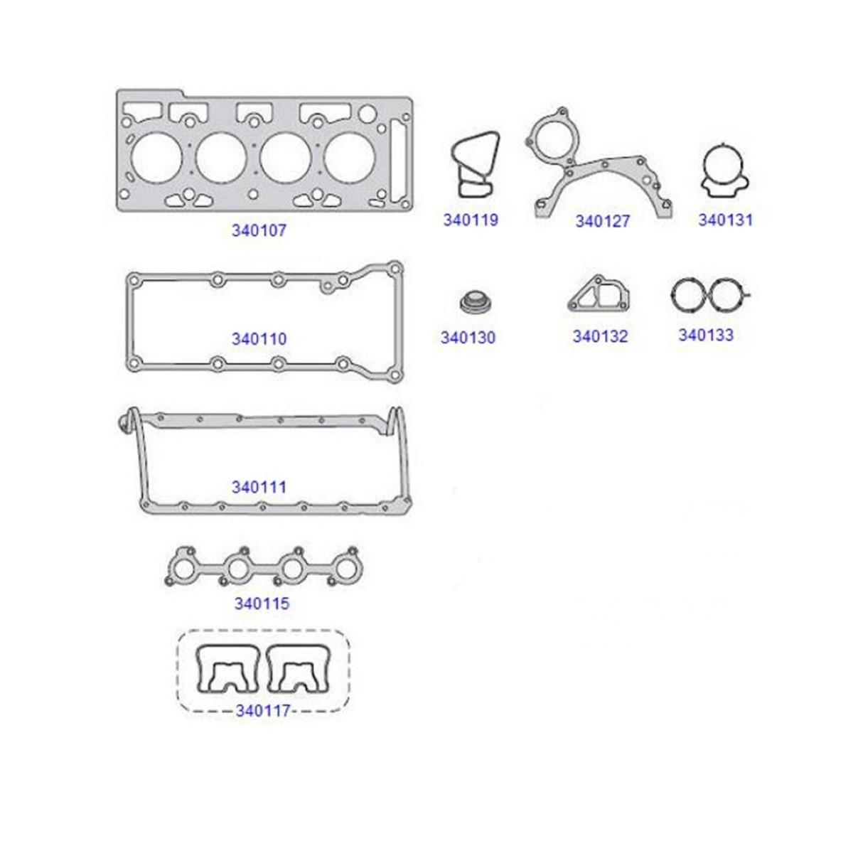Junta Retifica Fiesta Ka 1.0 8V 1999/ Taranto 340195