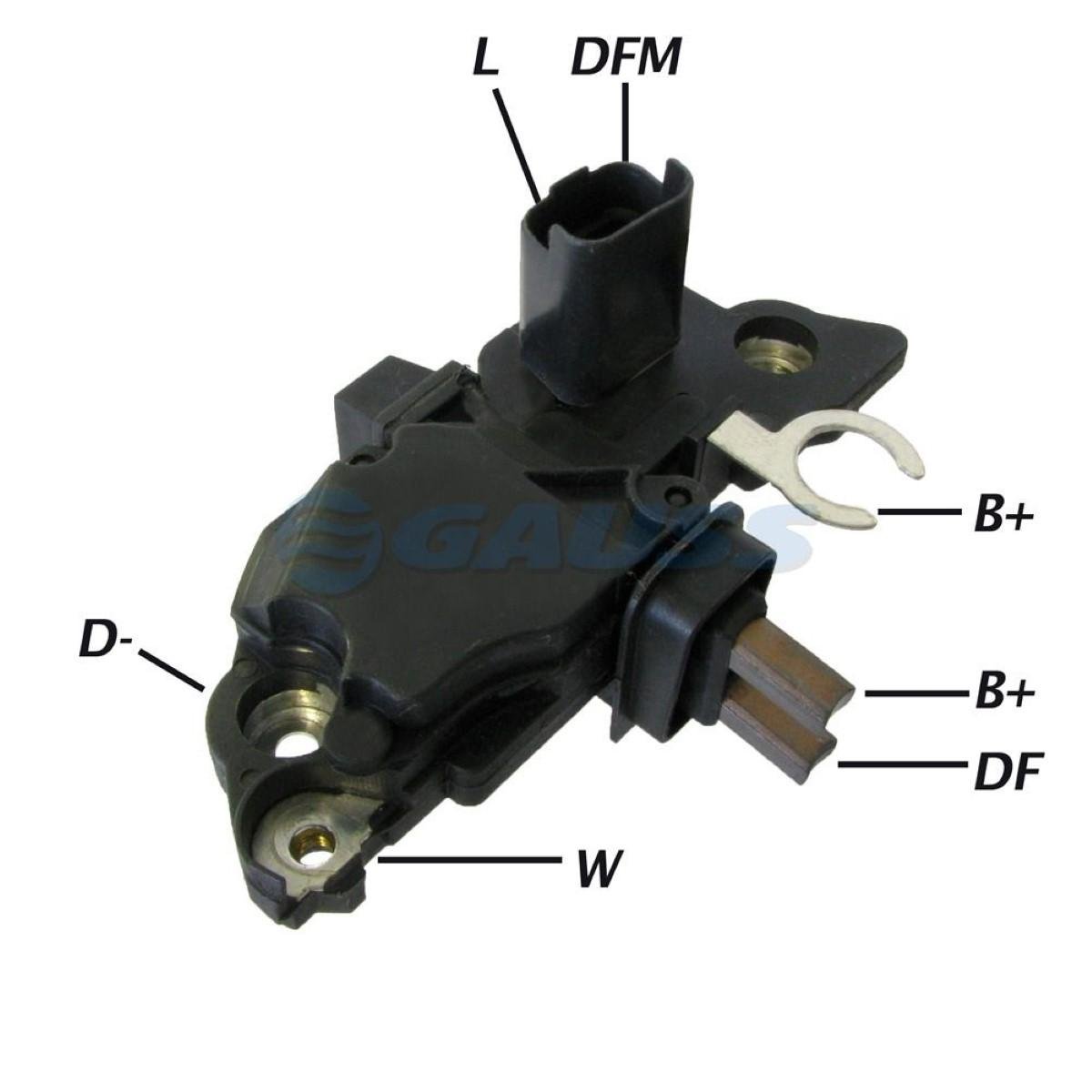 Regulador Voltagem Renault Clio Ii Kangoo Megane Scenic Symbol Gauss Ga239