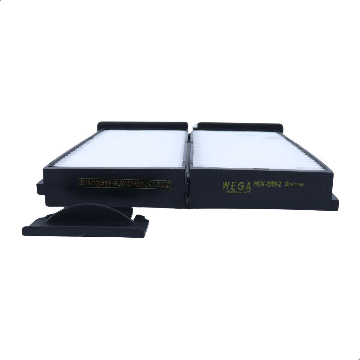 Filtro De Ar Condicionado L200 Pajero 10 Triton Dakar 09 Tds Wega Akx1999