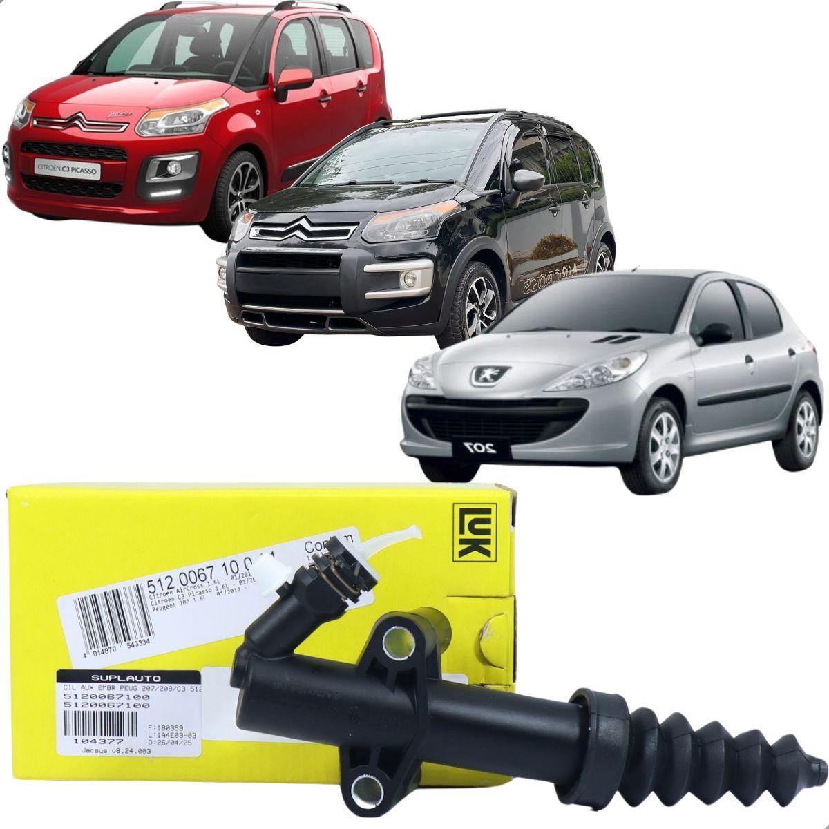 Cilindro Auxiliar Embreagem Aircross C3 207 Luk 5120067100