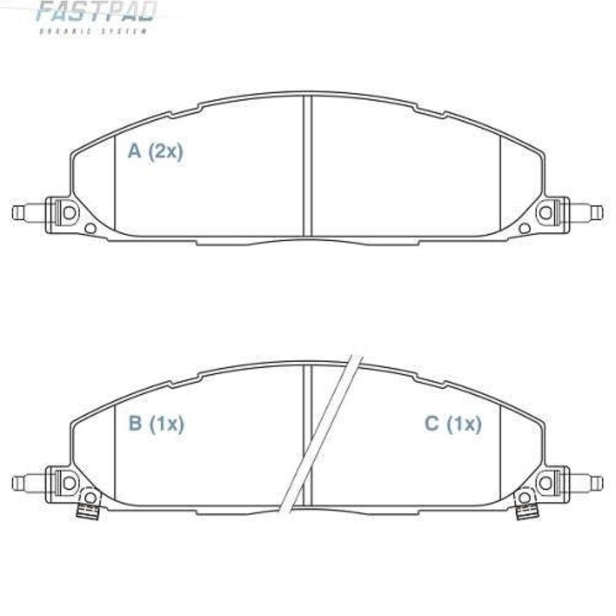 Pastilha De Freio Dodge Ram 09/ 5.9 Willtec Fp763