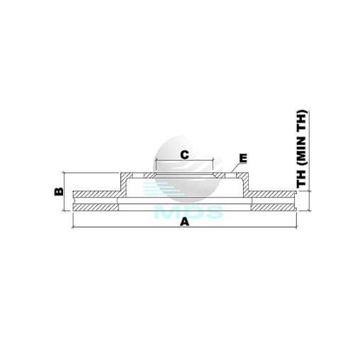 Disco De Freio Xsara Mds D694