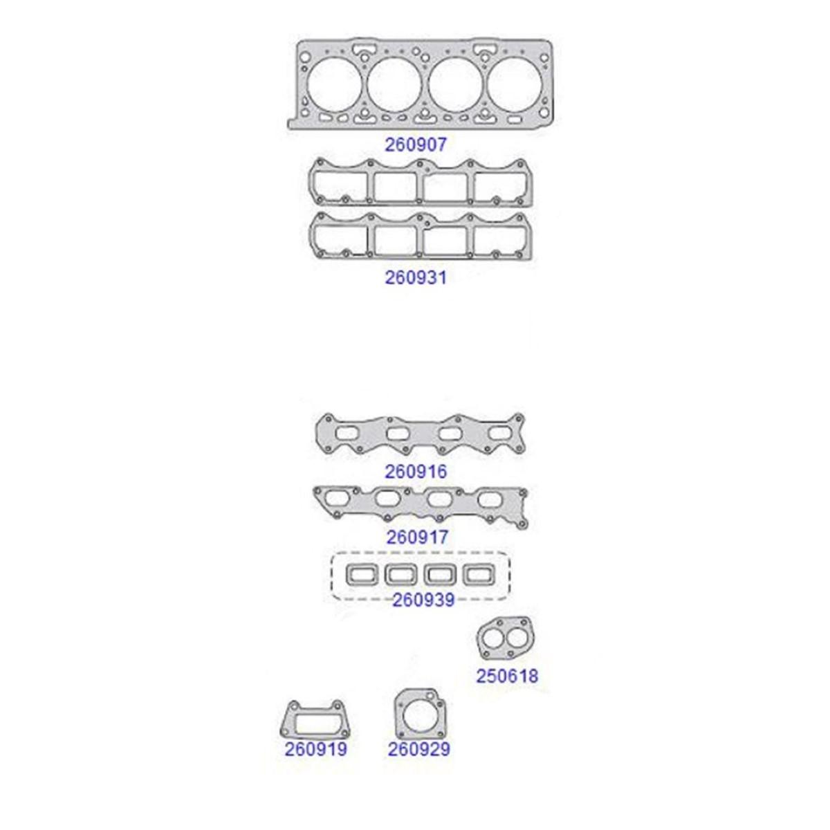 Junta Retifica Palio Siena 16V 1.6 /2000 Taranto 260995