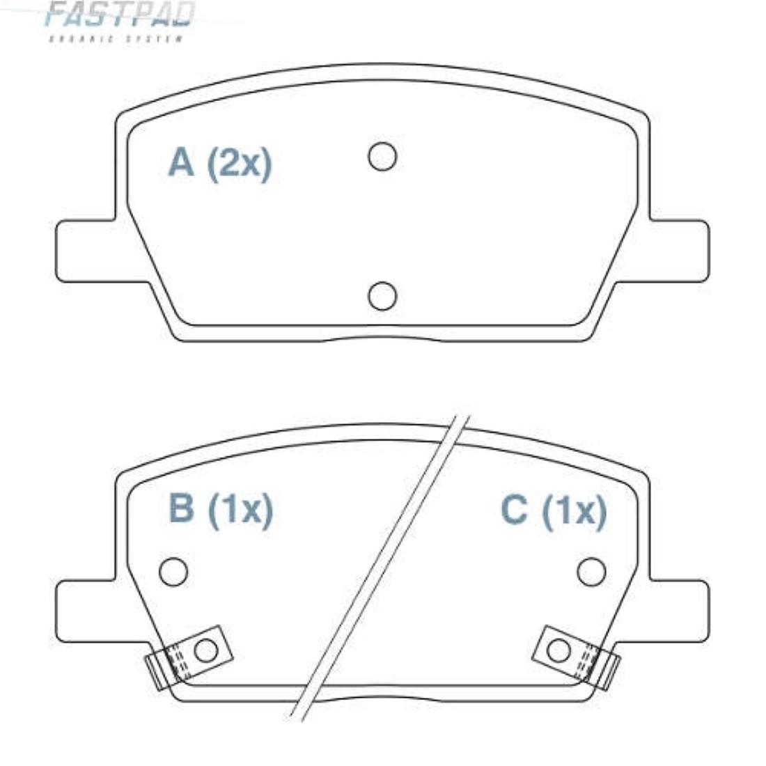 Pastilha Freio Diant Ceramica Tracker 2018/ Willtec Fp998