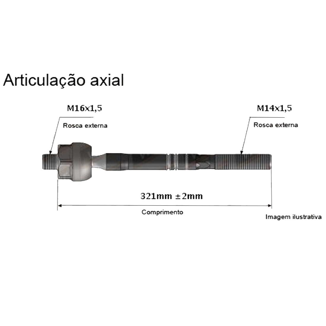 Axial Direcao Golf Bora Audi A3 1998/ Viemar 680097