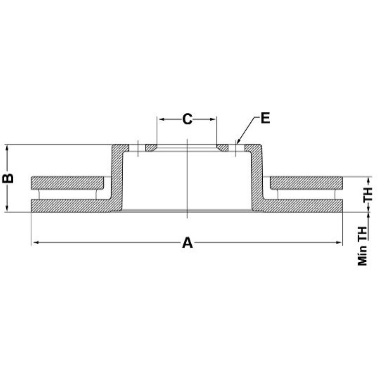 Disco Freio Dianteiro Citroen Xm 2.0 1998/2000 Fremax Bd7814