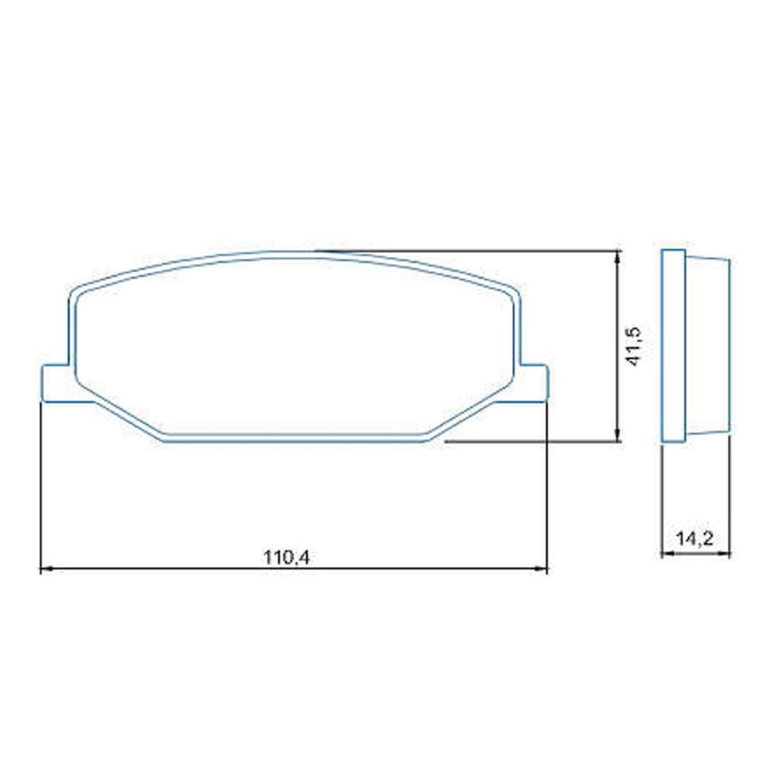 Pastilha De Freio Dianteira Suzuki Carry Samurai Sj410 1984/ Jurid Hq2145