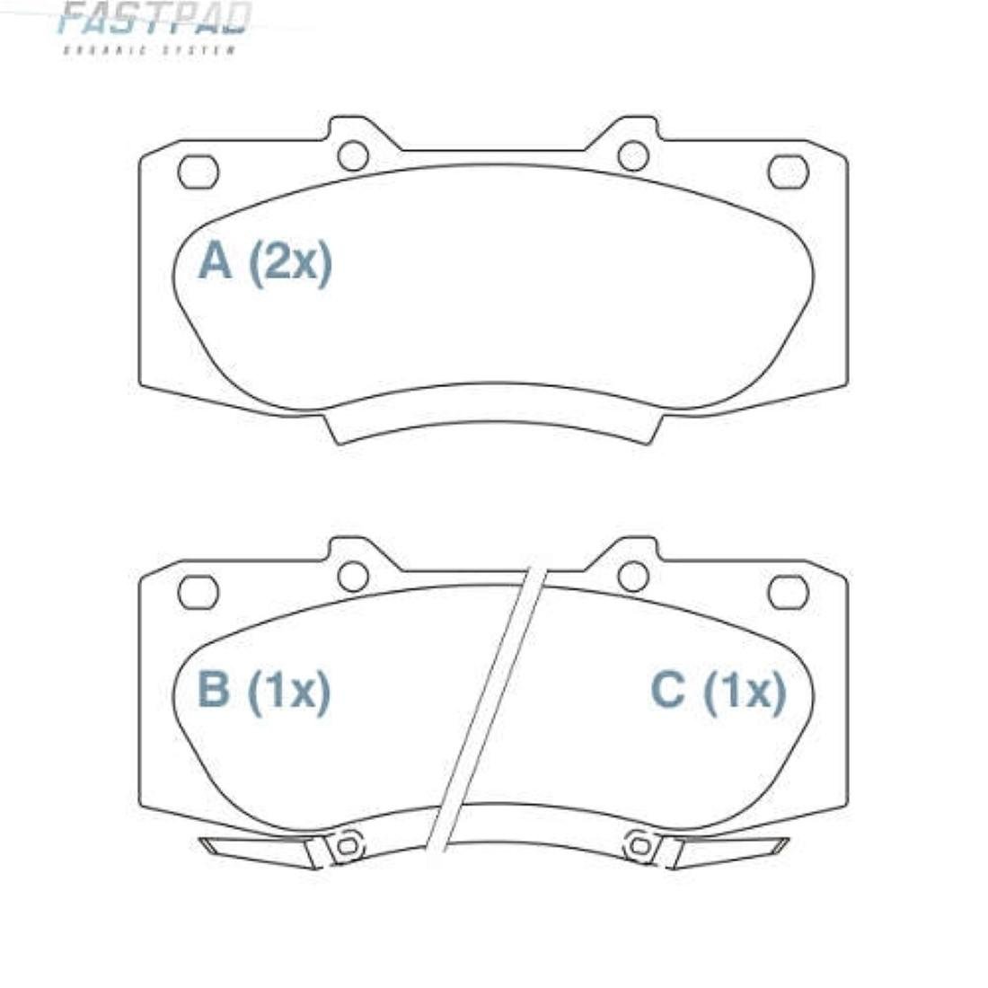Pastilha Freio Dianteira Ceramica Hilux 2008/ Willtec Fp758