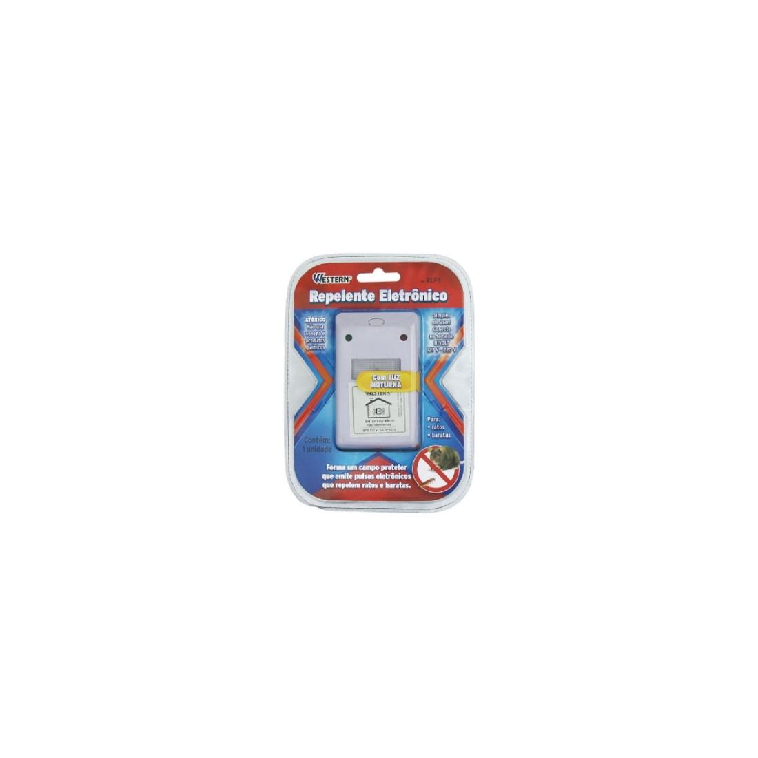 Repelente Eletronico Bivolt Baratas E Ratos Western Rep1