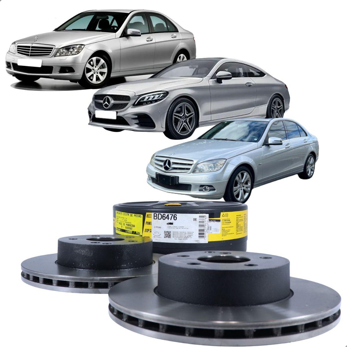 Disco De Freio Diant Mercedes Benz C180 C200 Fremax Bd6476