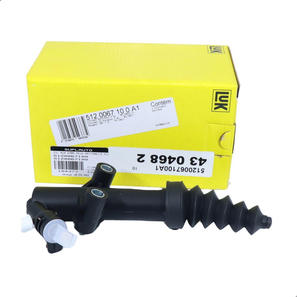 Cilindro Auxiliar Embreagem Aircross C3 207 Luk 5120067100