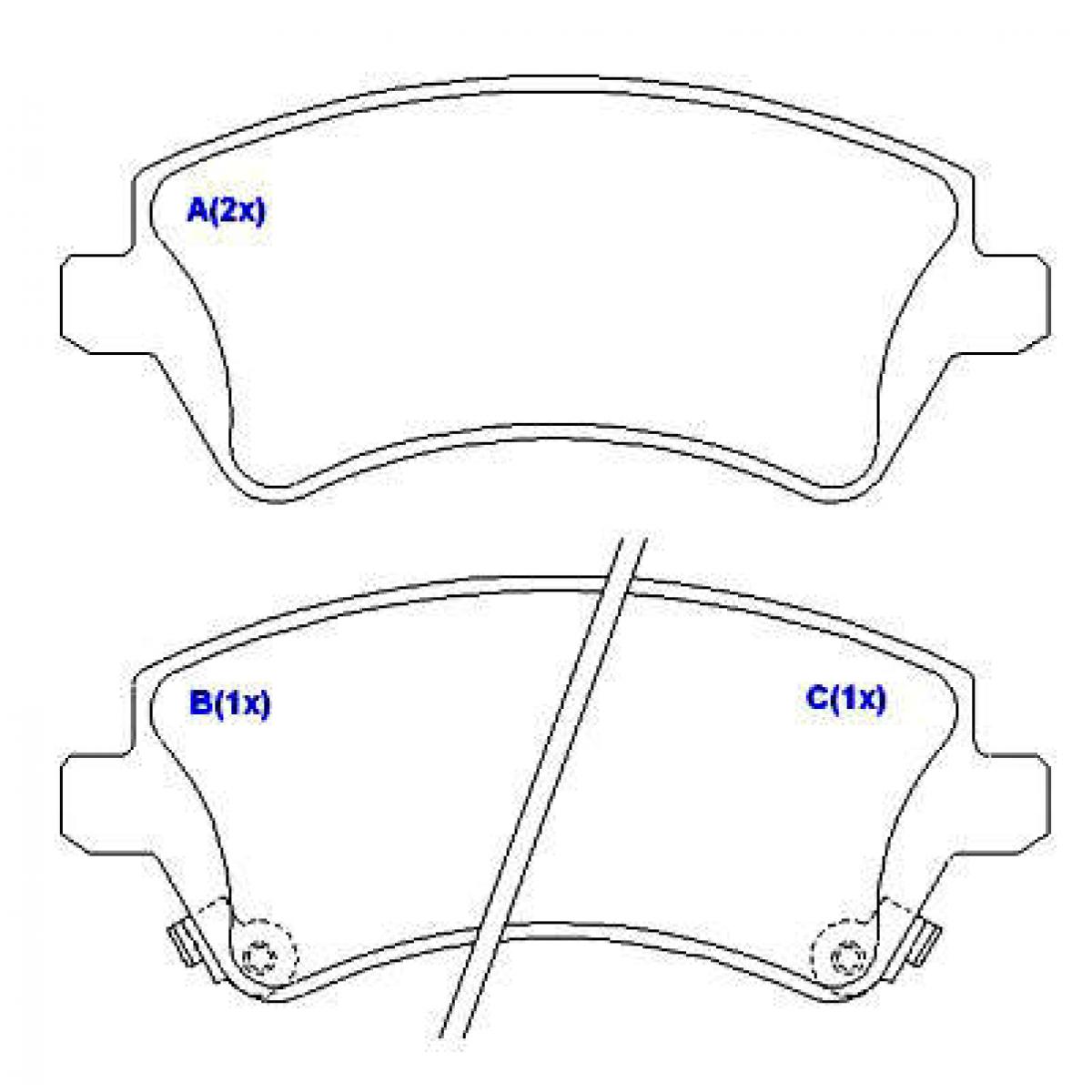 Pastilha De Freio Diant Toyota Corolla 2002/ Jurid Hq2174