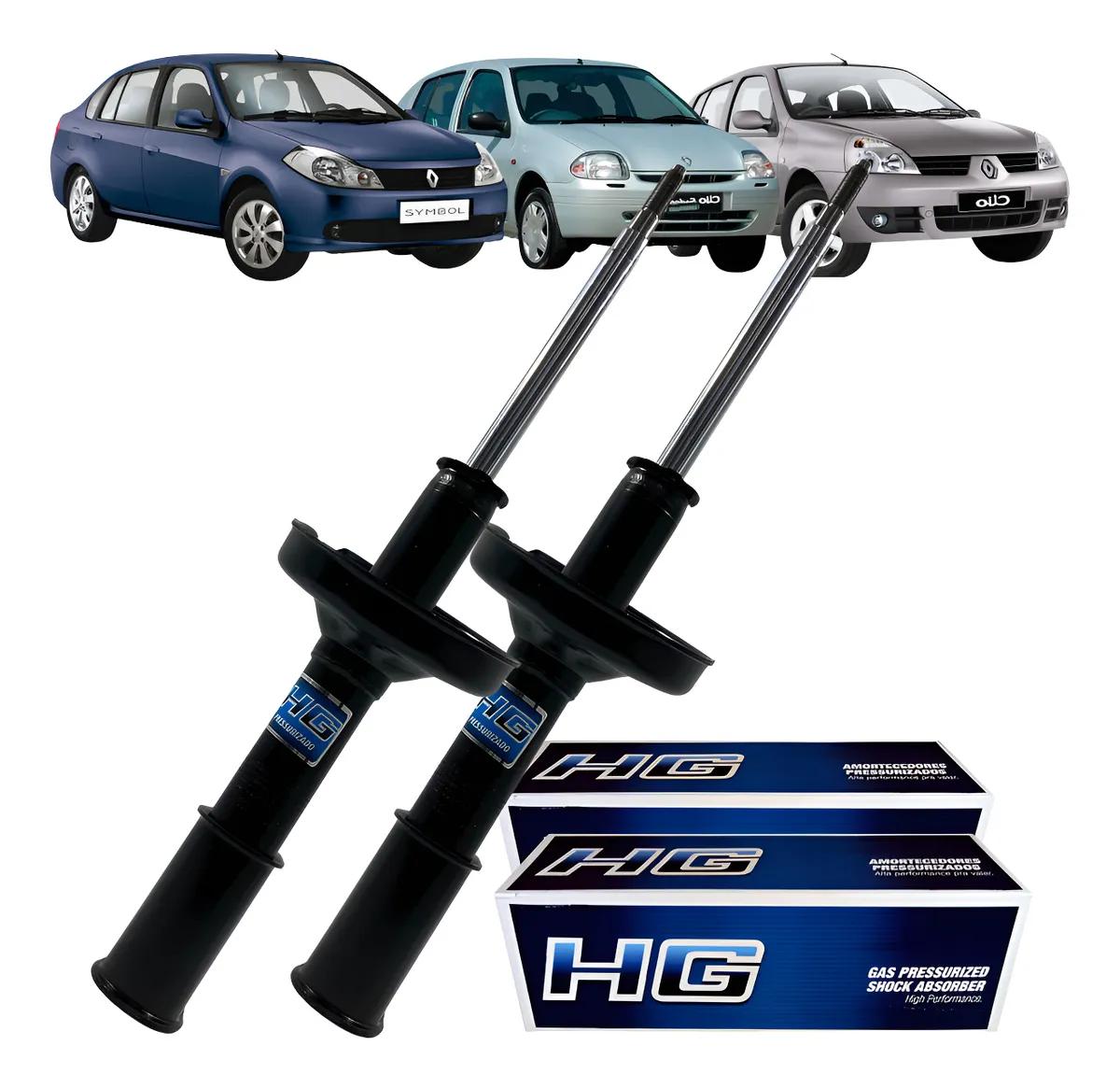 Par De Amortecedor Dianteiro Clio 1.0 2012/ Nakata Hg41227