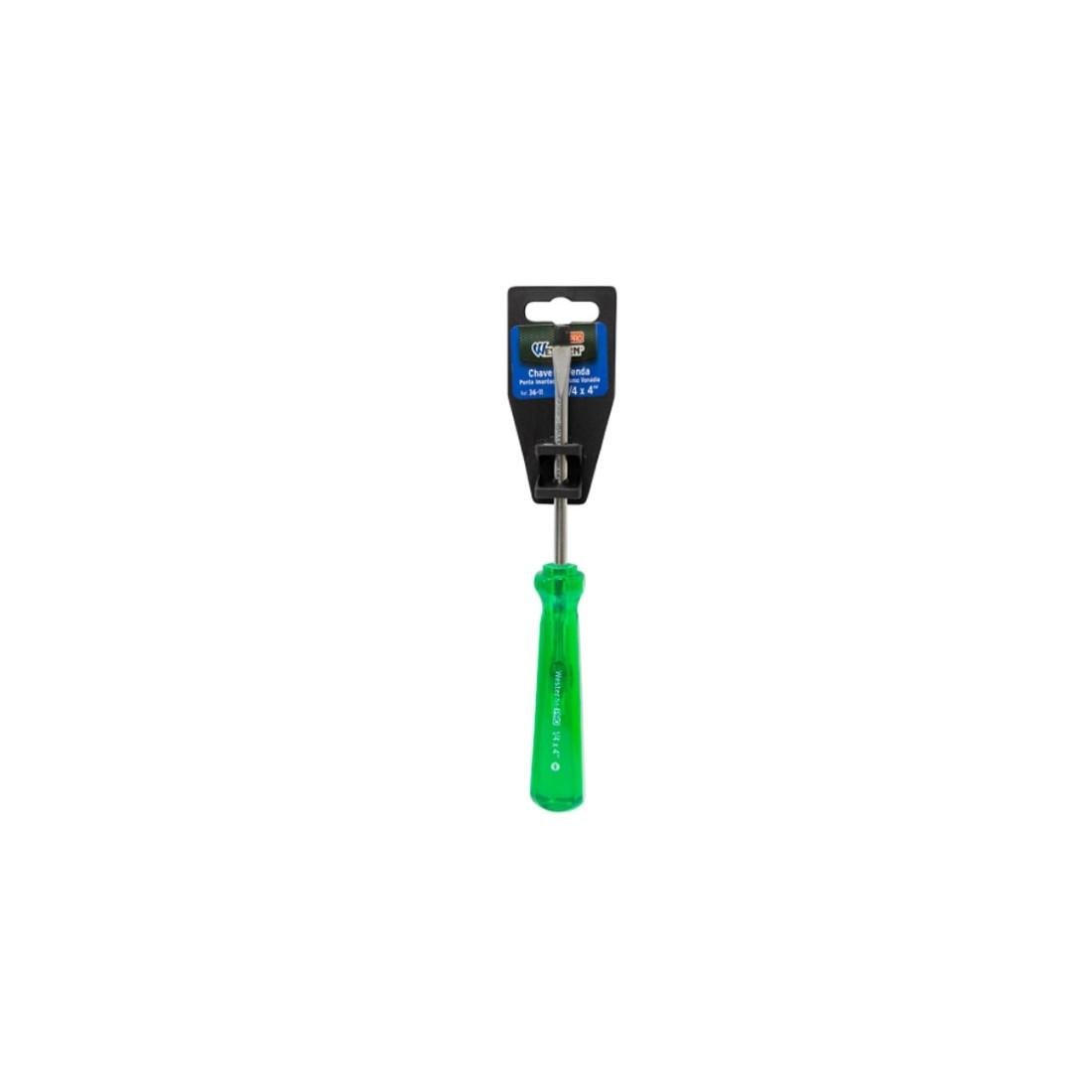Chave Fenda Verde 1X" 4X4 Iamantada Western 3611