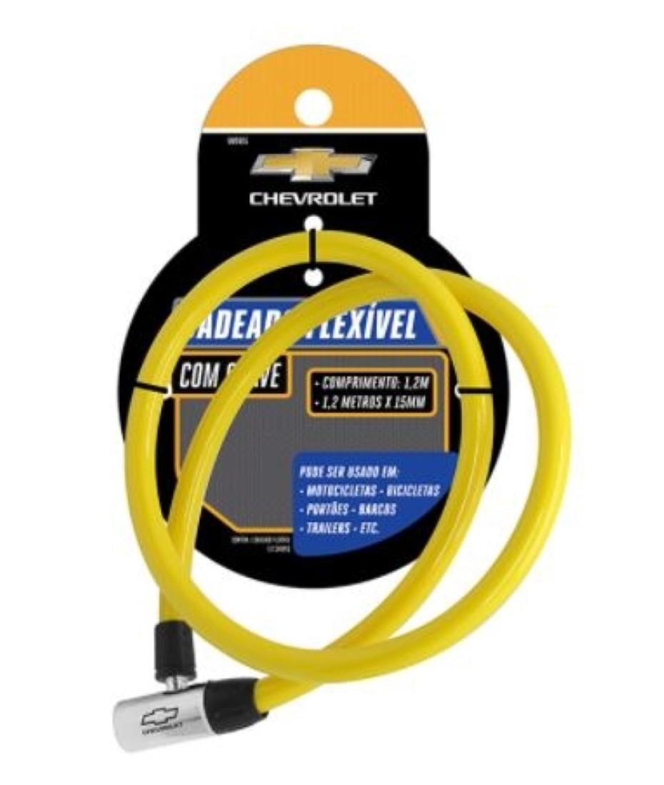 Cadeado Flexivel Gm 1,2M X 15Mm Com 2 Chaves Western Gm9605