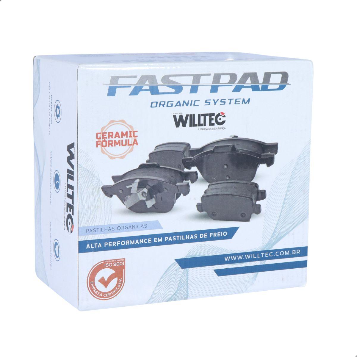 Pastilha De Freio Traseira Accord 2008 24V V6 Willtec Fp166