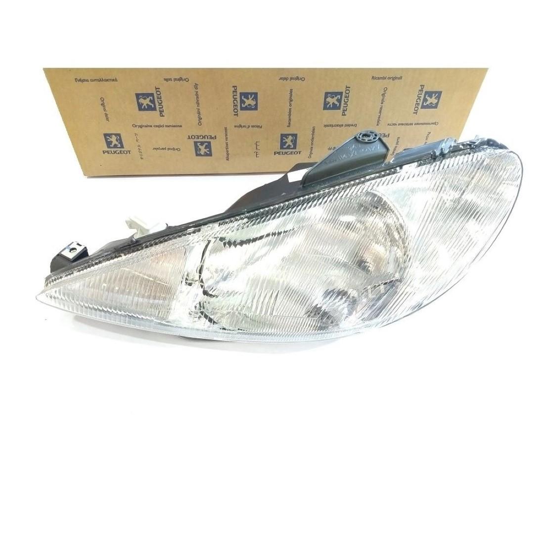 Farol Esquerdo Peugeot 206 1998/2009 Psa 6204Zs
