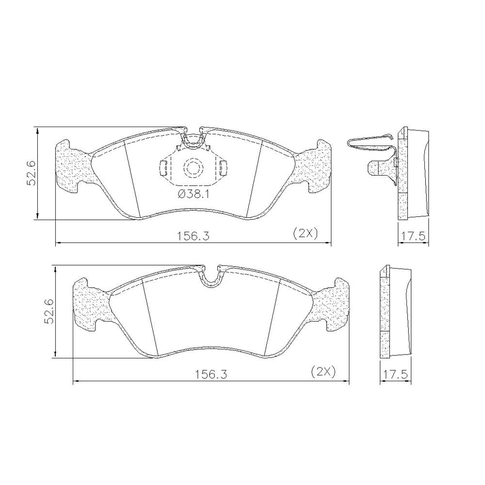 Pastilha De Freio Dianteira Astra Vectra 95/ Fras-Le Pd52<Br>