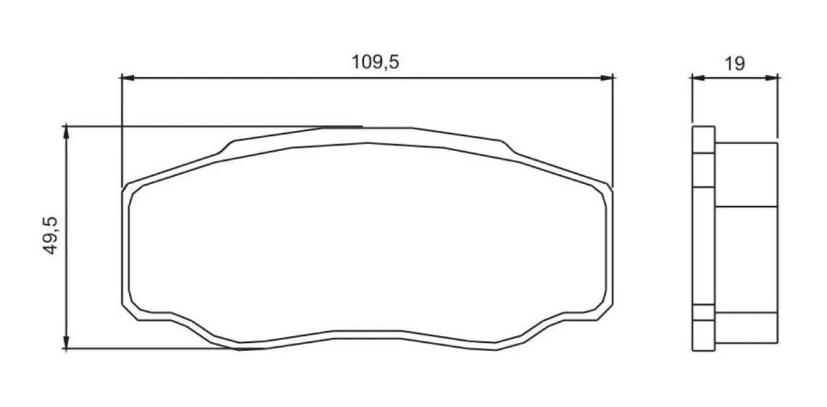 Pastilha De Freio Tras Jumper 07/ Ducato Boxer Jurid Hq2234