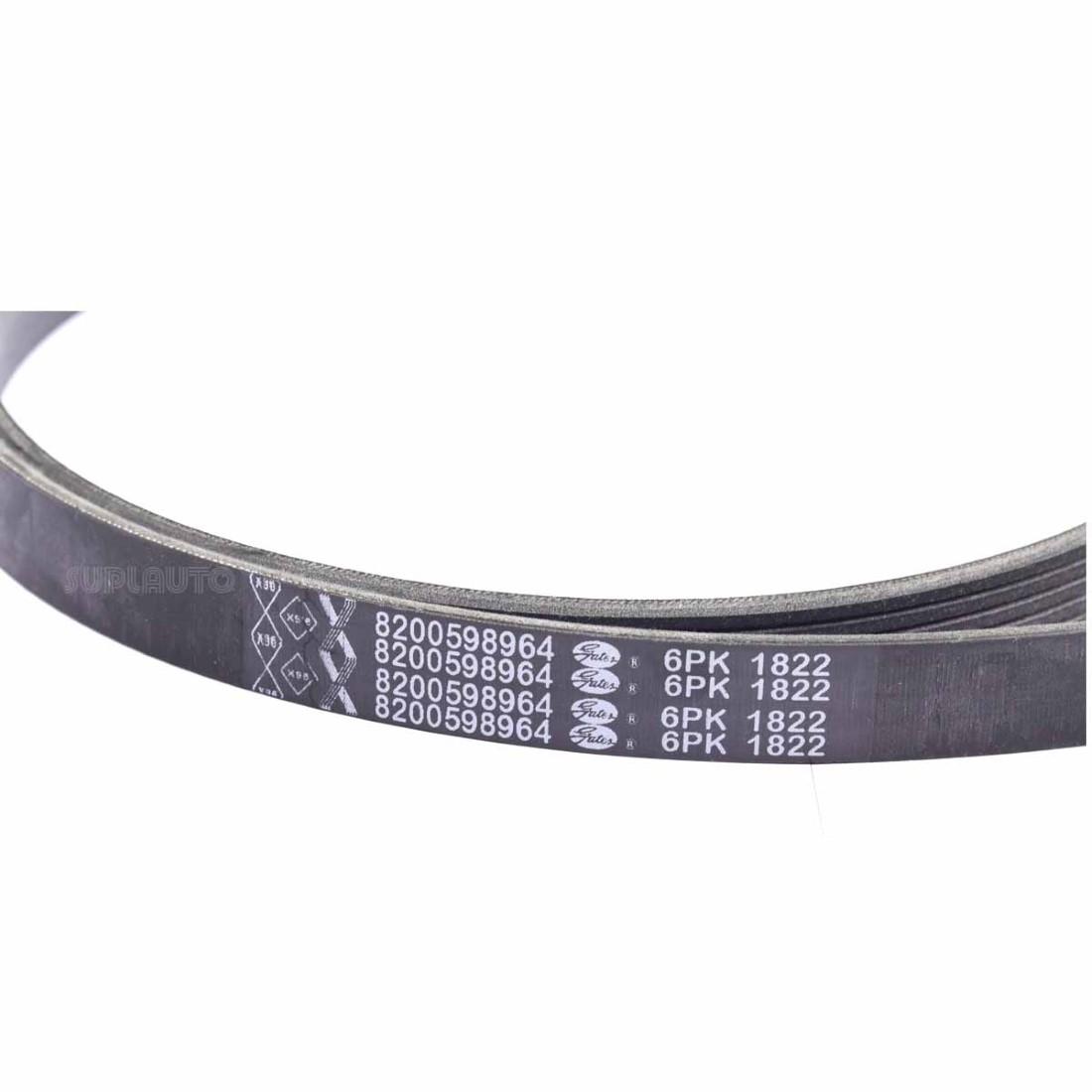 Kit Correia Alternador Logan Sandero 1.6 Renault 117206838R