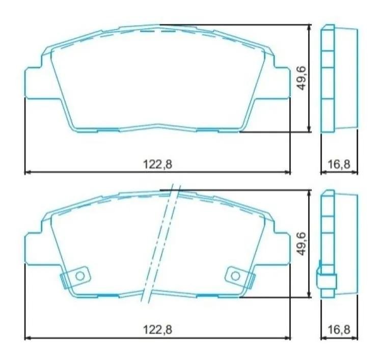 Pastilha De Freio Diant Hb20 Veloster 1.6 12/ Jurid Hq2289A