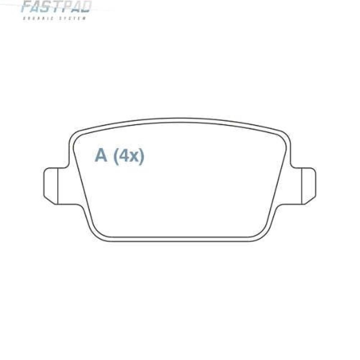 Pastilha De Freio Traseira Mondeo Freelander Willtec Fp727