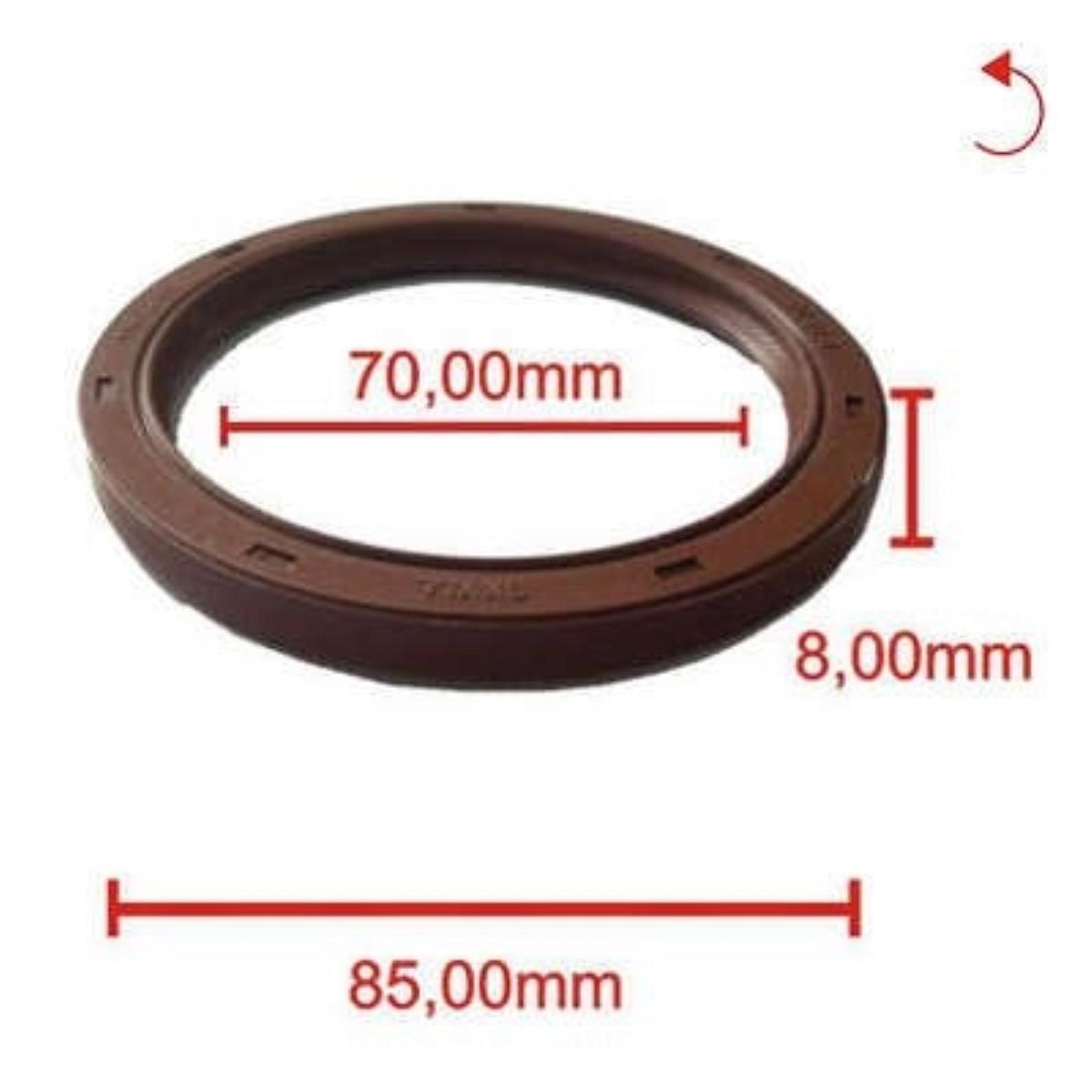 Ret Vir Fiat147/Un81/ T 1142269 Ret Arv Maniv Ft147 43256 80/