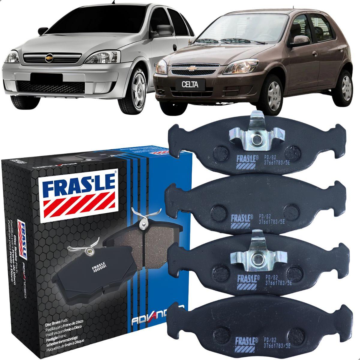 Pastilha De Freio Dianteira Corsa Celta Agile Fras-Le Pd82<Br>