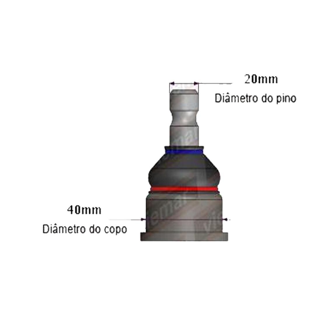 Pivo Suspensao Inf Outlander Asx Lancer 2001/ Viemar 503357