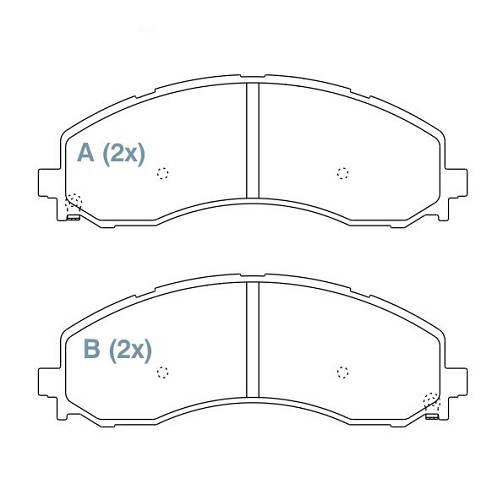 Pastilha Freio Dianteiro Dodge Ram 2500 3500 Willtec Fp1063