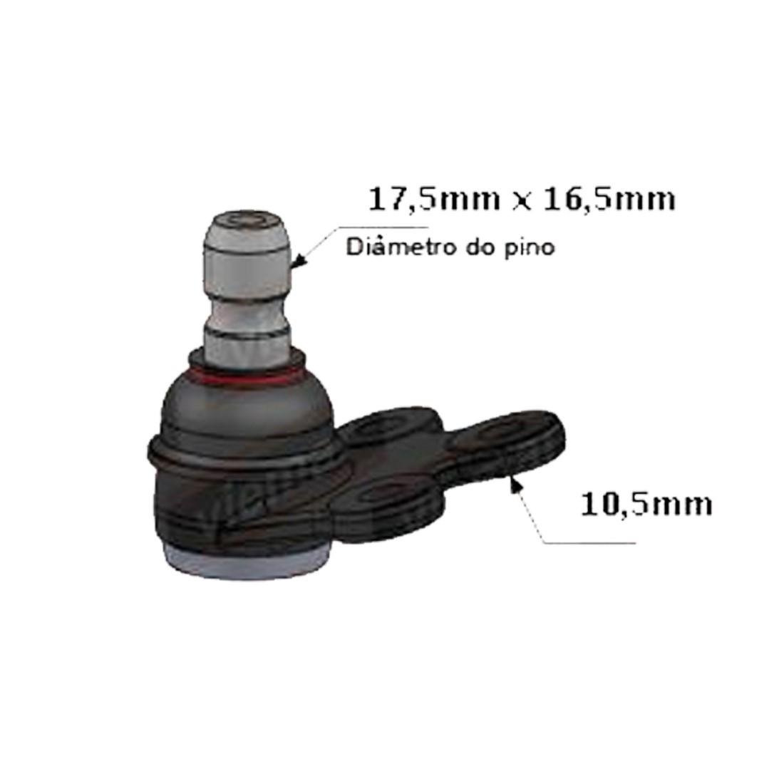 Pivo Suspensao Fiesta Ka Courier 1996/ Viemar 503078