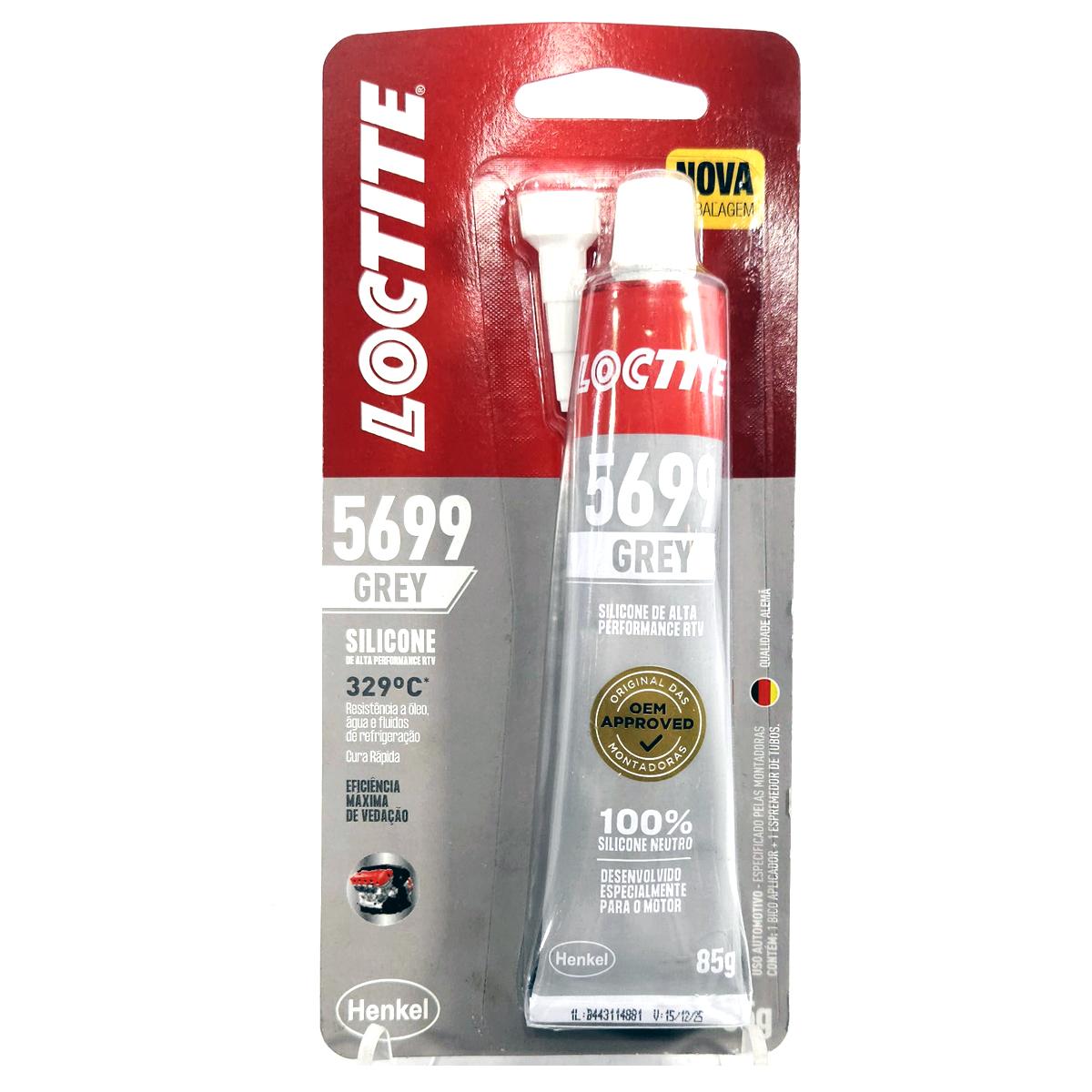 Silicone Alta Temperatura 70G Grey Loctite 284476