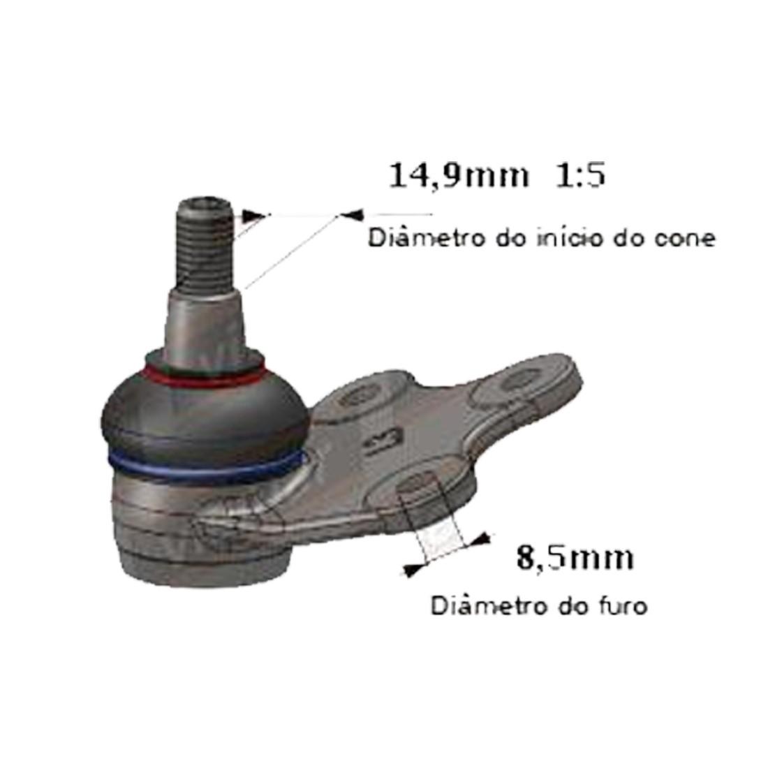 Pivo Suspensao Le Audi A3 Golf Bora New Beetle Viemar 503119