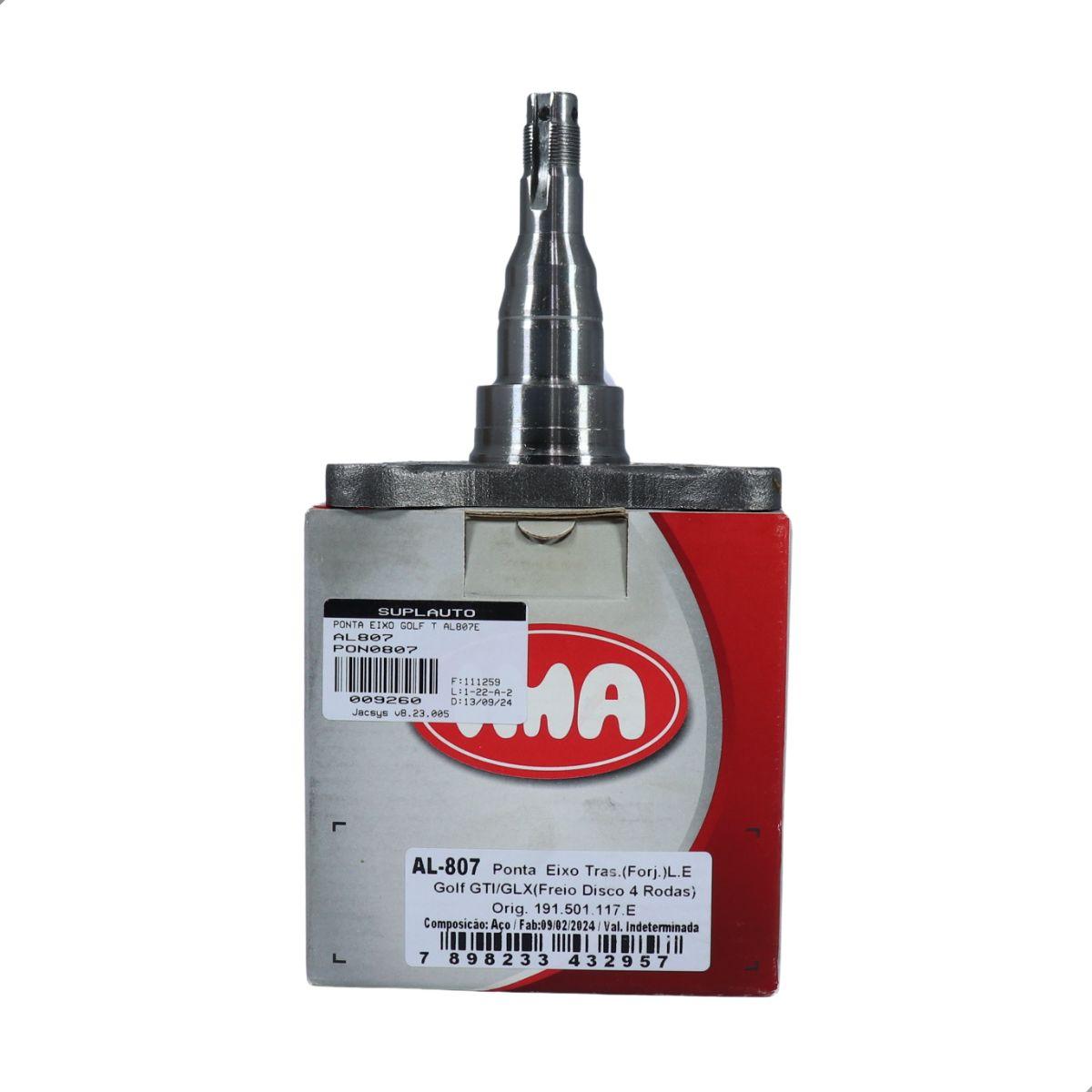 Ponta Eixo Traseira Le Vw Golf 1995/2018 Ima Al807