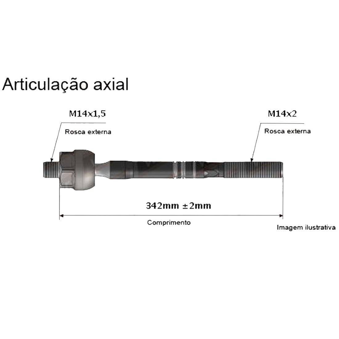 Axial Direcao Ford Focus 2000/2005 Viemar 680121