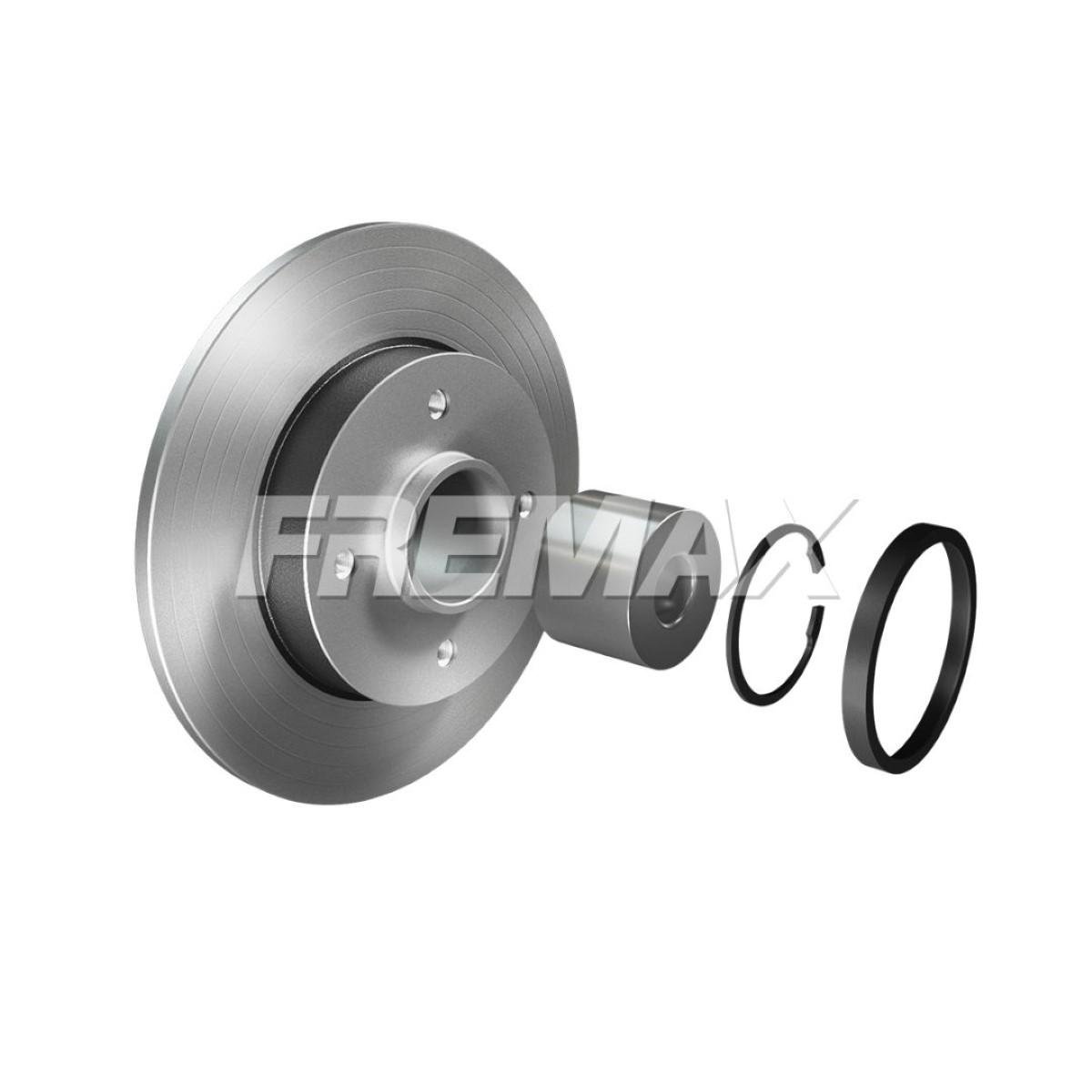 Disco Freio Traseiro Citroen C4 Pallas Vtr Peugeot 307 Sw Fremax Bd4744