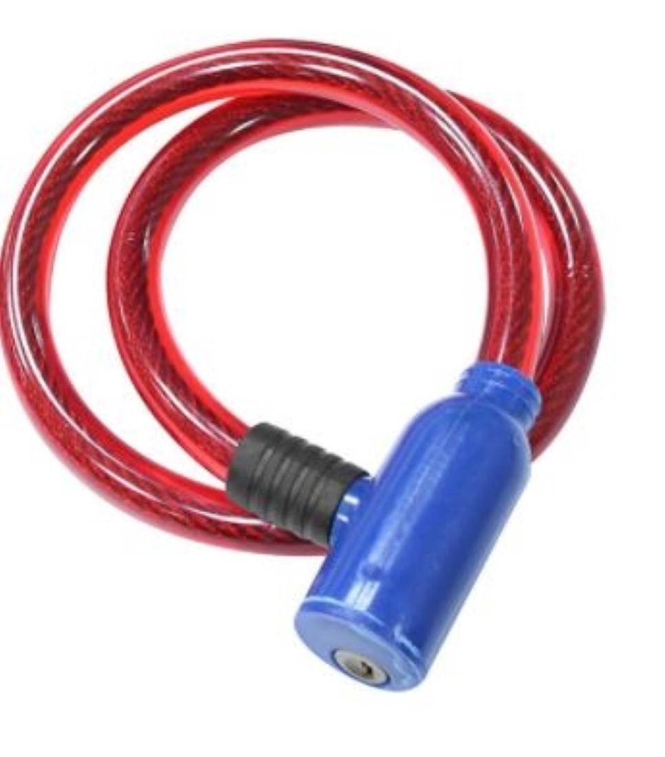 Cadeado Bike Flexivel 63,5Cm Com 2 Chaves Western Cd-35